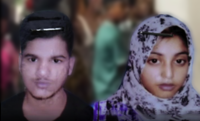 মৃত গৃহবধূ আছমা আক্তার ঊর্মি এবং স্বামী সৌদি প্রবাসী মনির উদ্দিন বেপারী